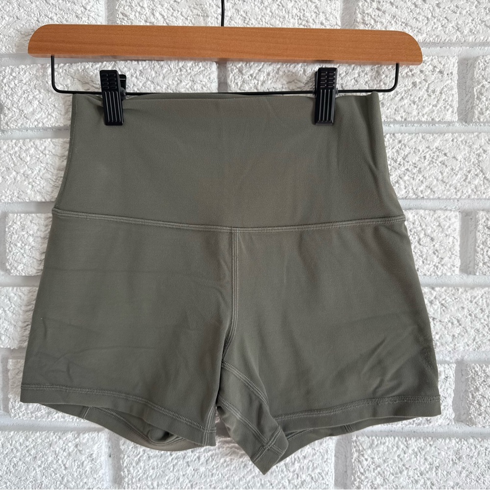lululemon athletica High-Waisted Green Shorts